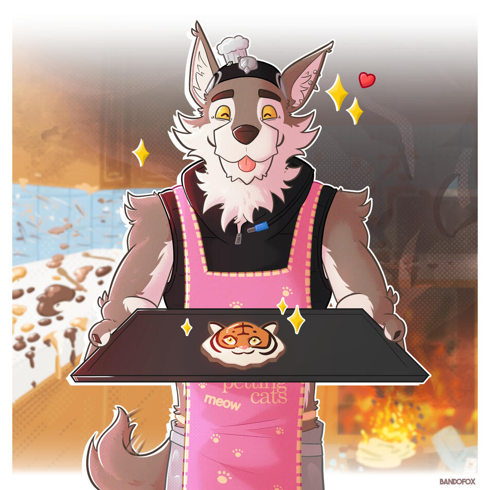 Wendell Tried Cooking