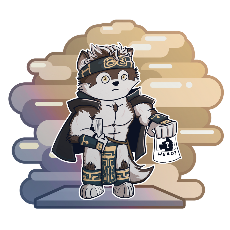 Looking for a Hero Sticker